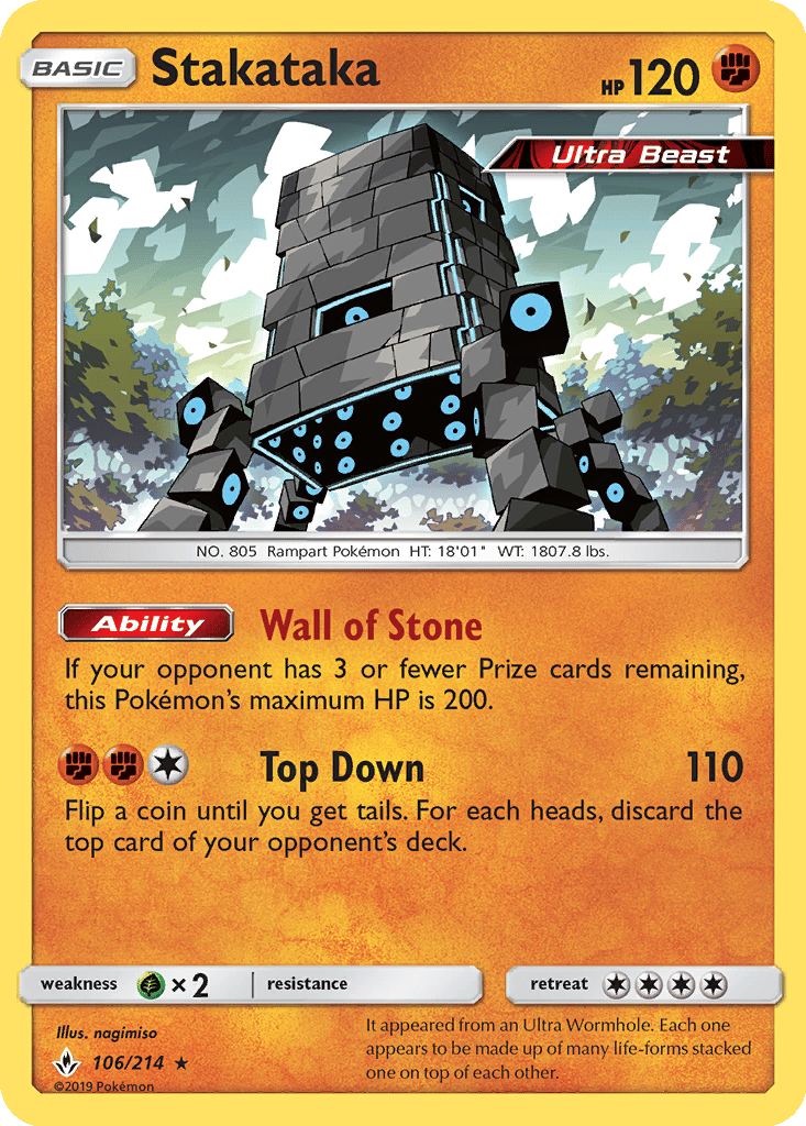 Stakataka card
