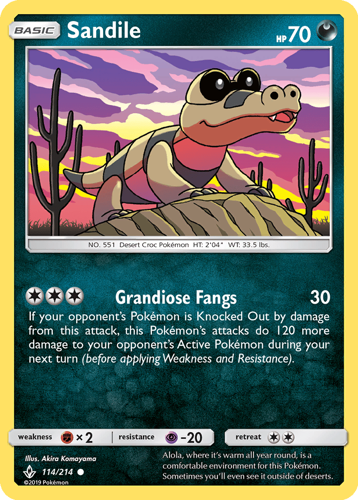 Sandile card
