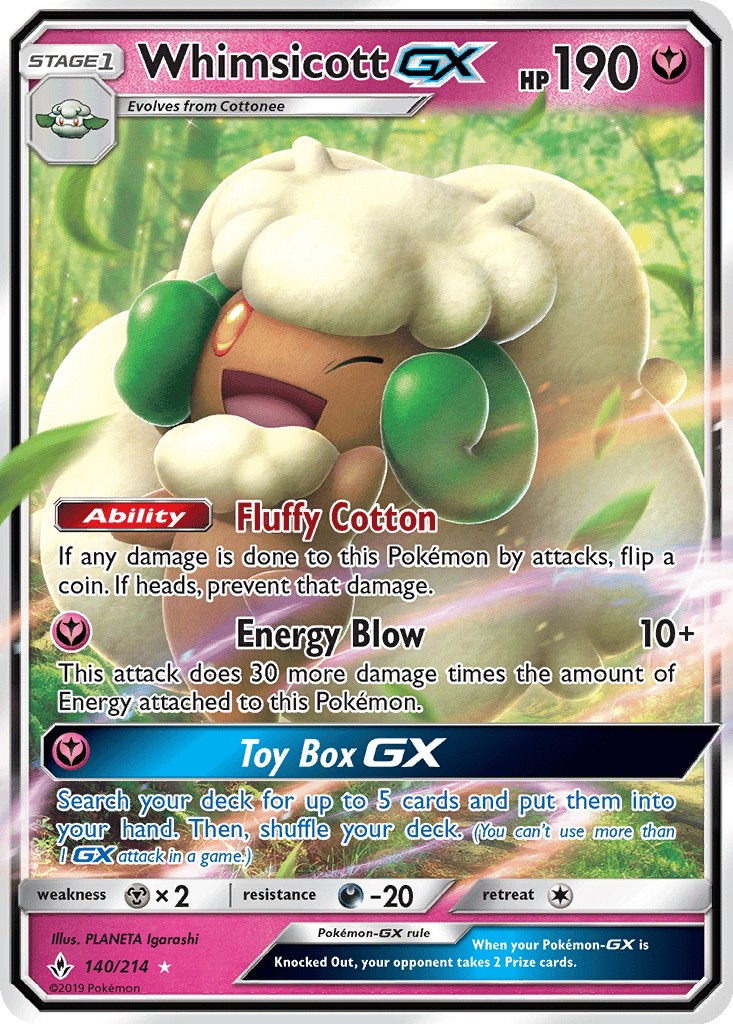 Whimsicott GX card