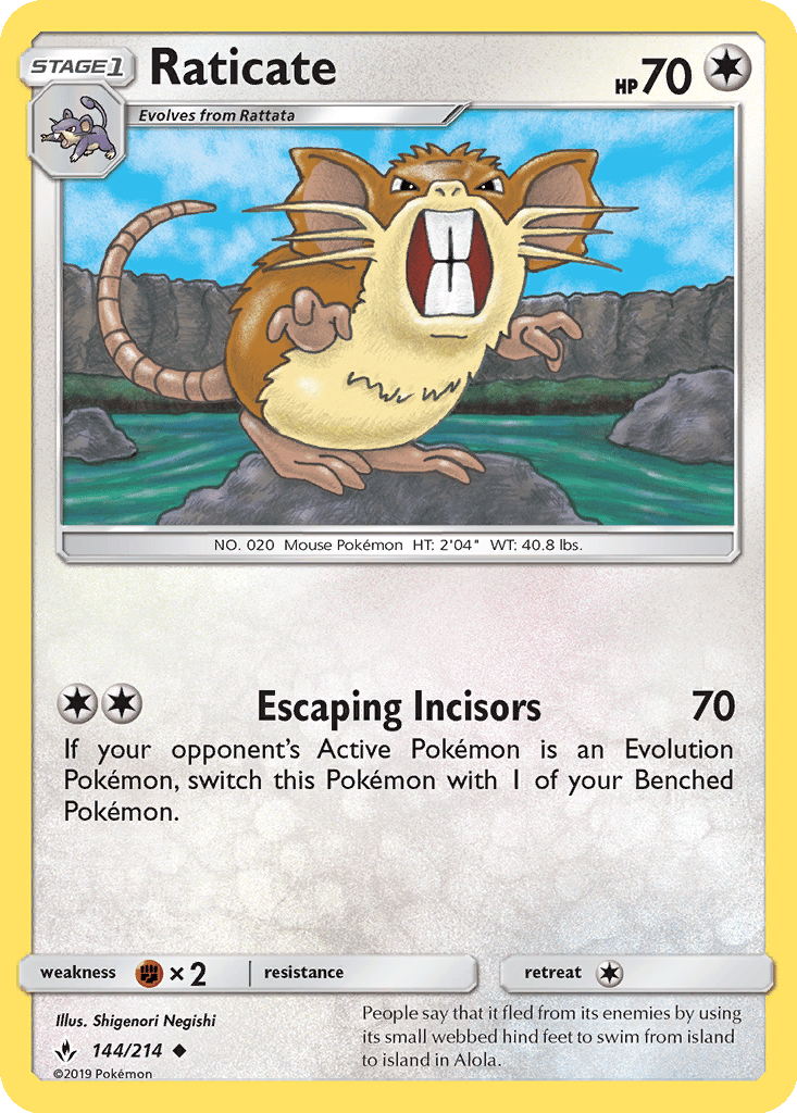 Raticate card