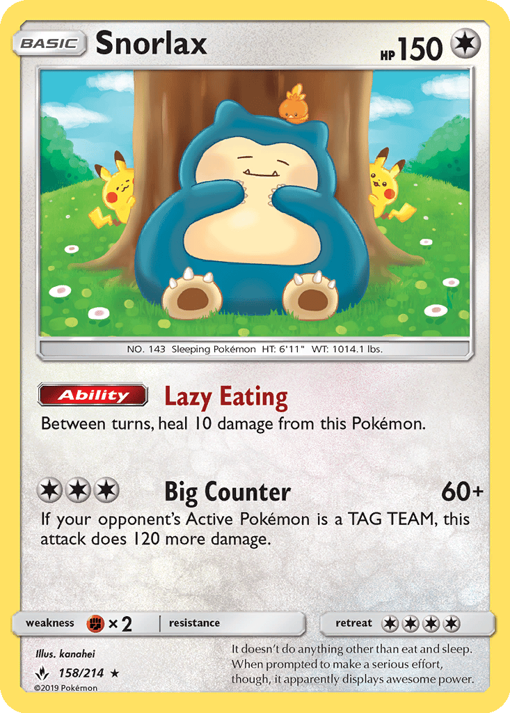 Snorlax card