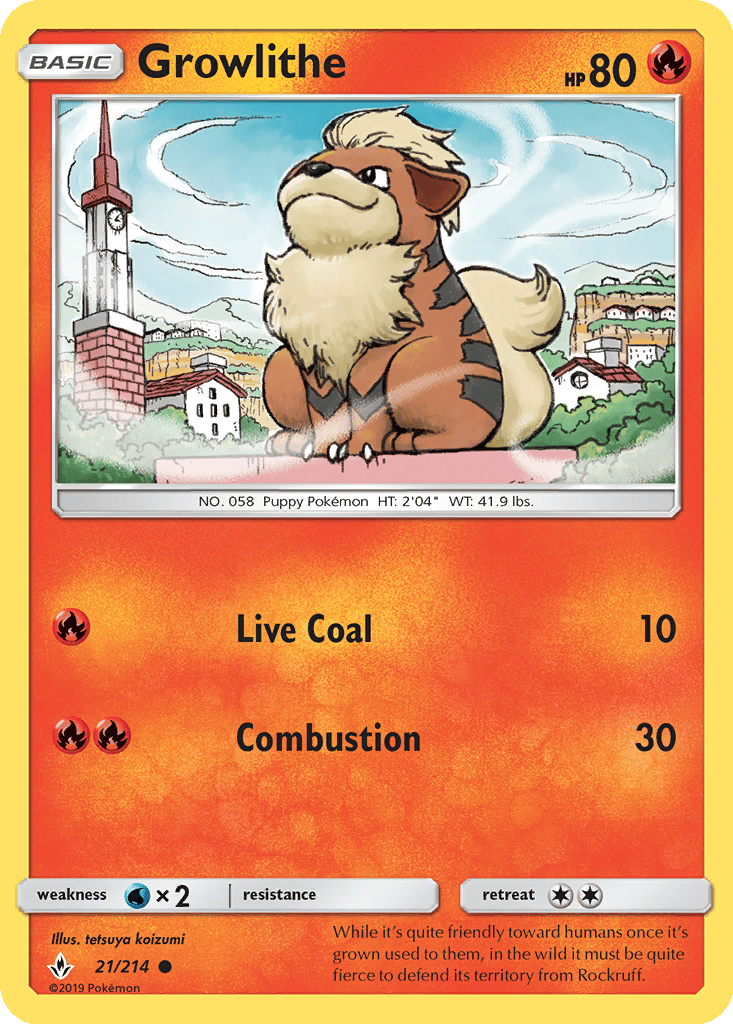 Growlithe card