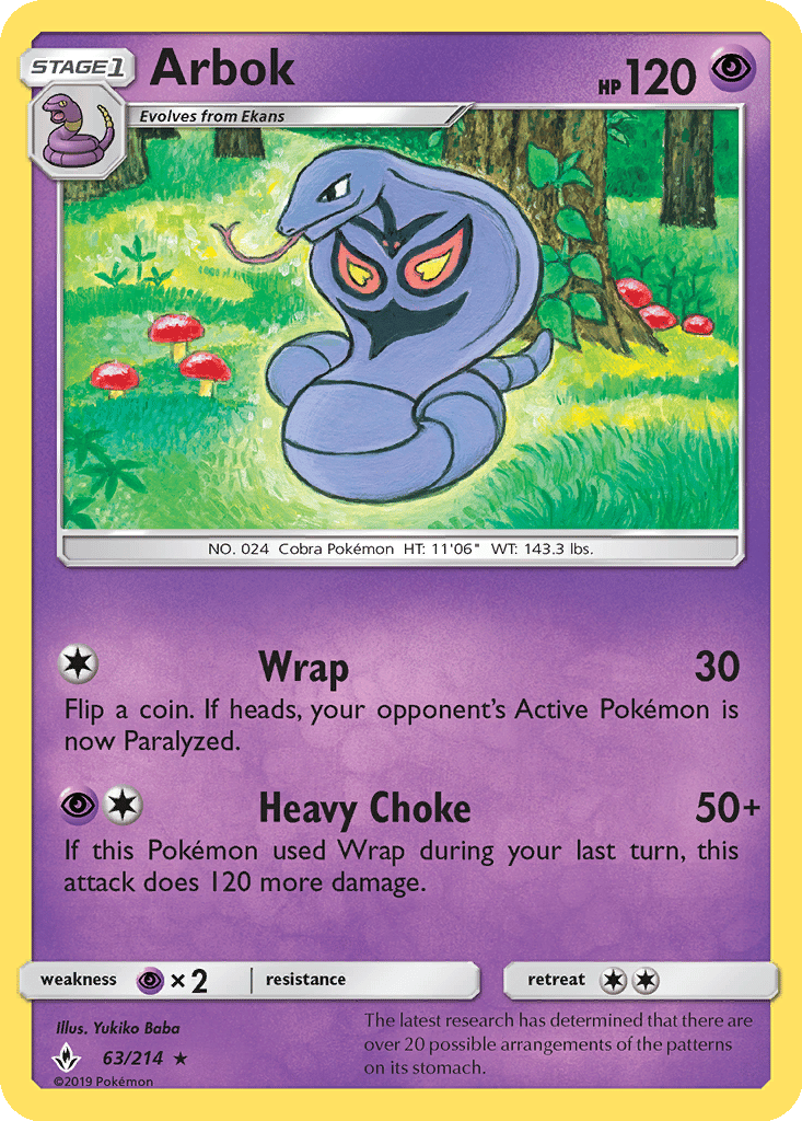 Arbok card