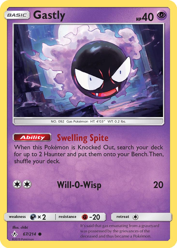 Gastly card