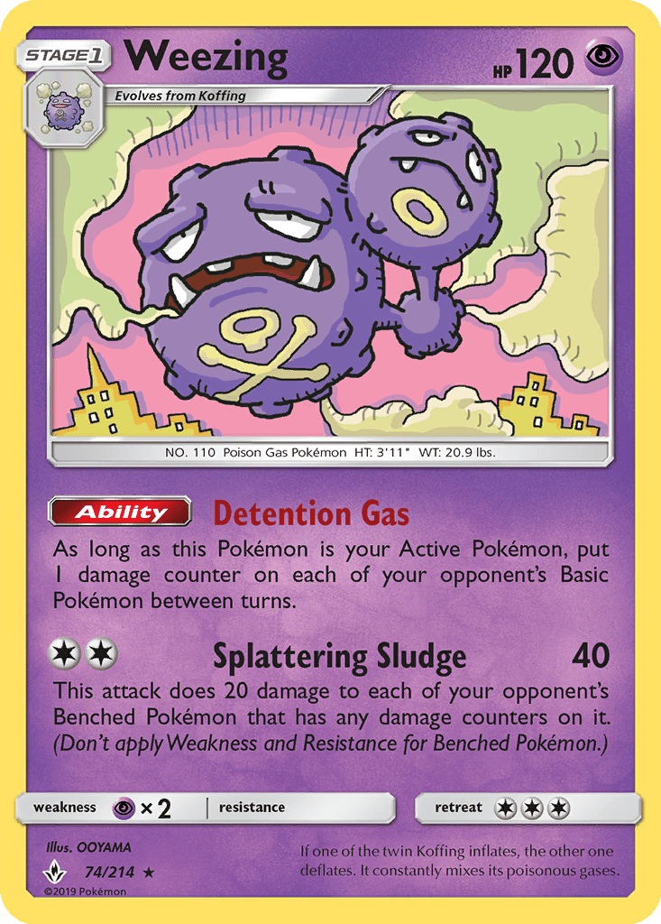 Weezing card
