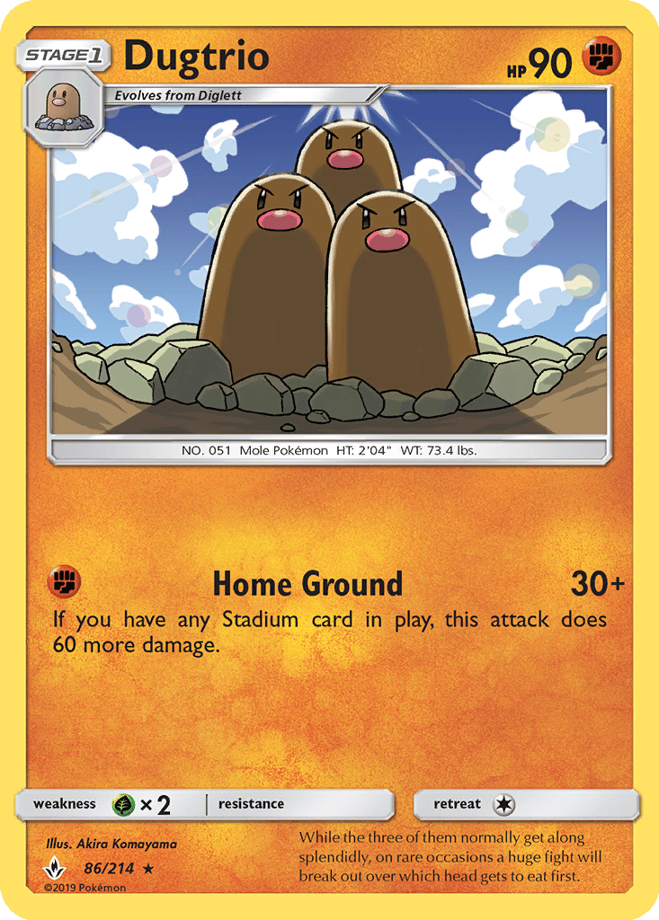 Dugtrio card