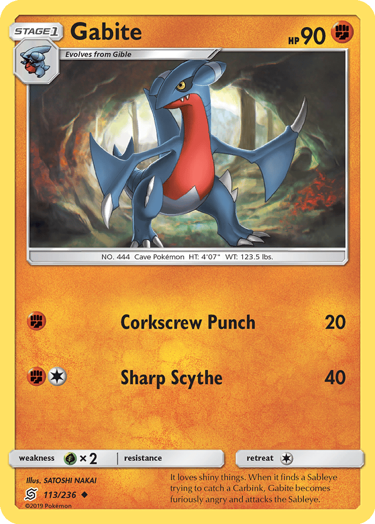Gabite card