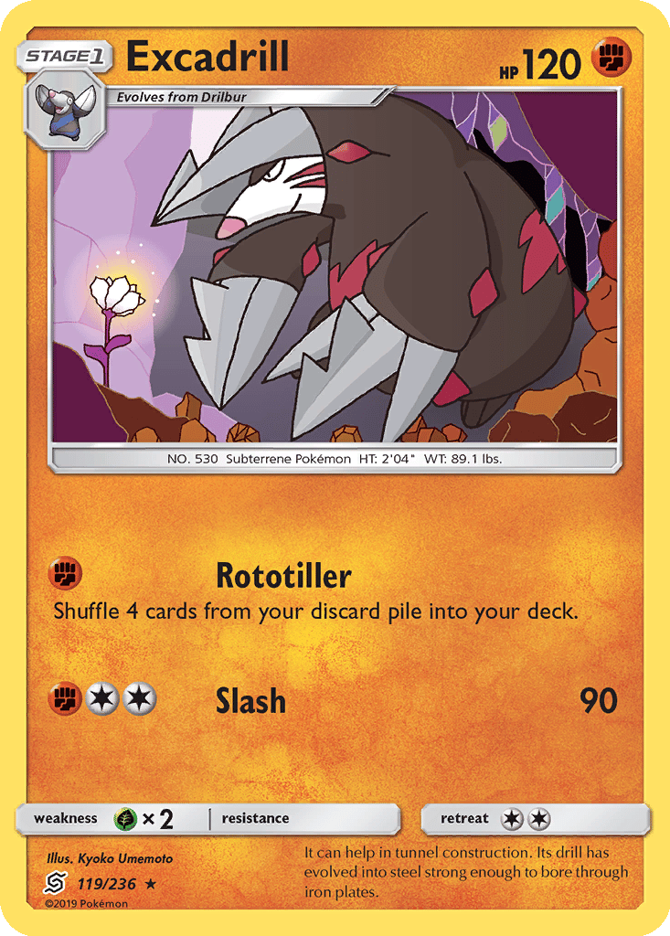 Excadrill card