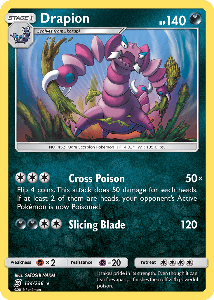 Drapion Cards | Dex - for TCG Collectors