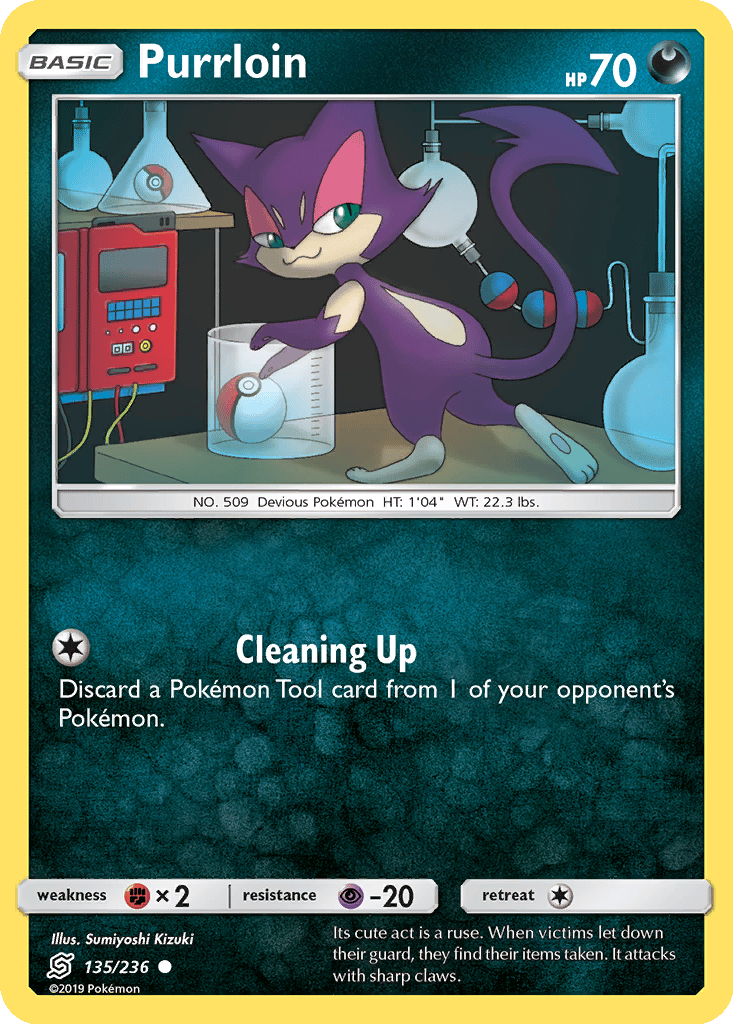 Purrloin card