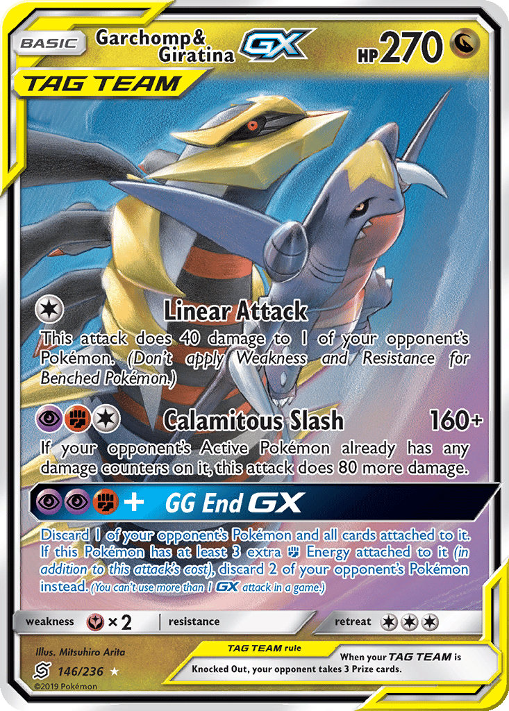 Garchomp & Giratina GX card