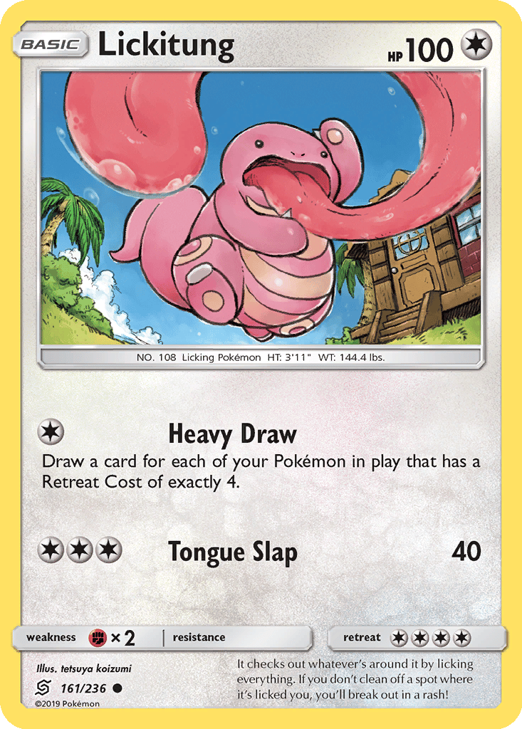 Lickitung card