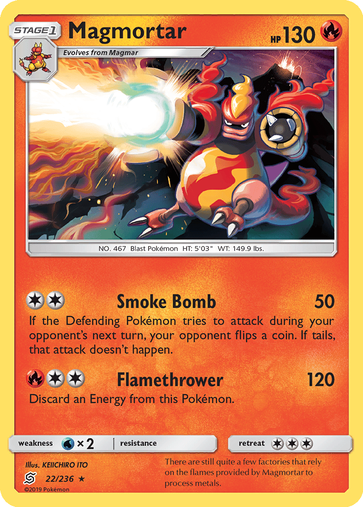 Magmortar card