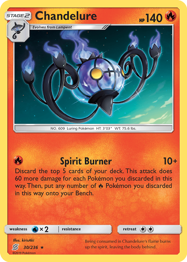 Chandelure card