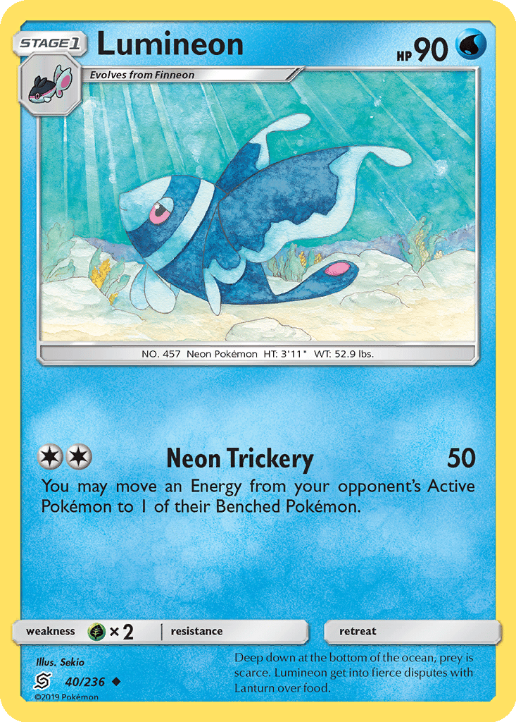 Lumineon card