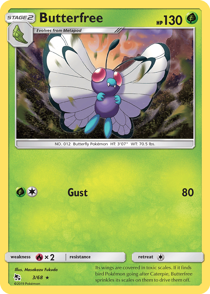 Butterfree card