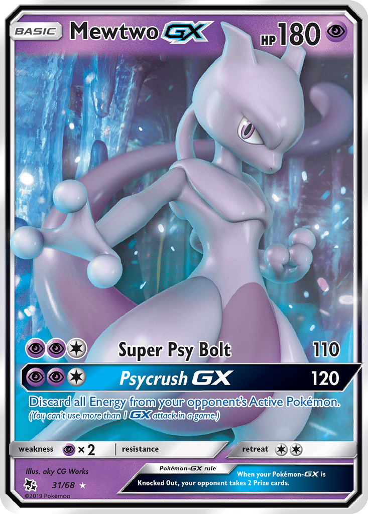 Mewtwo GX card