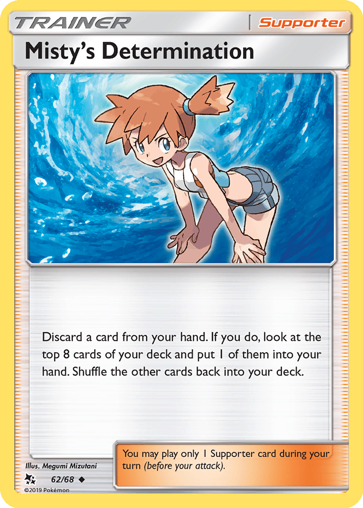 Misty's Determination card