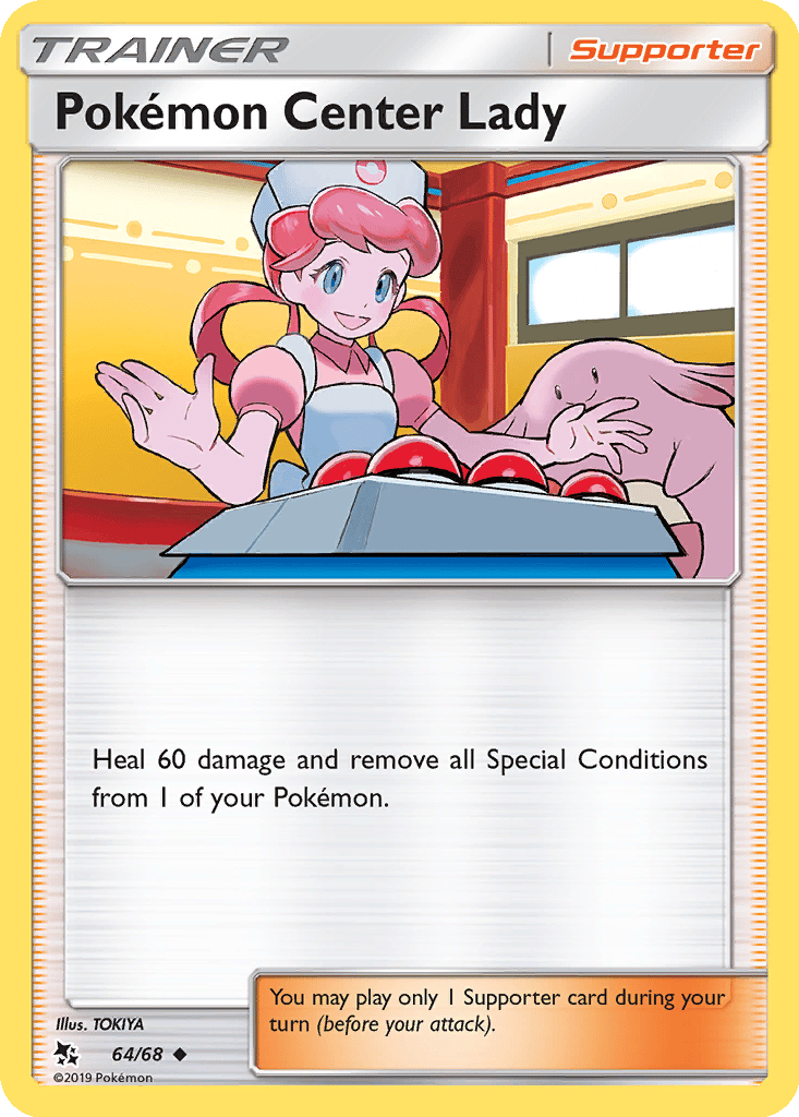 Pokémon Center Lady card