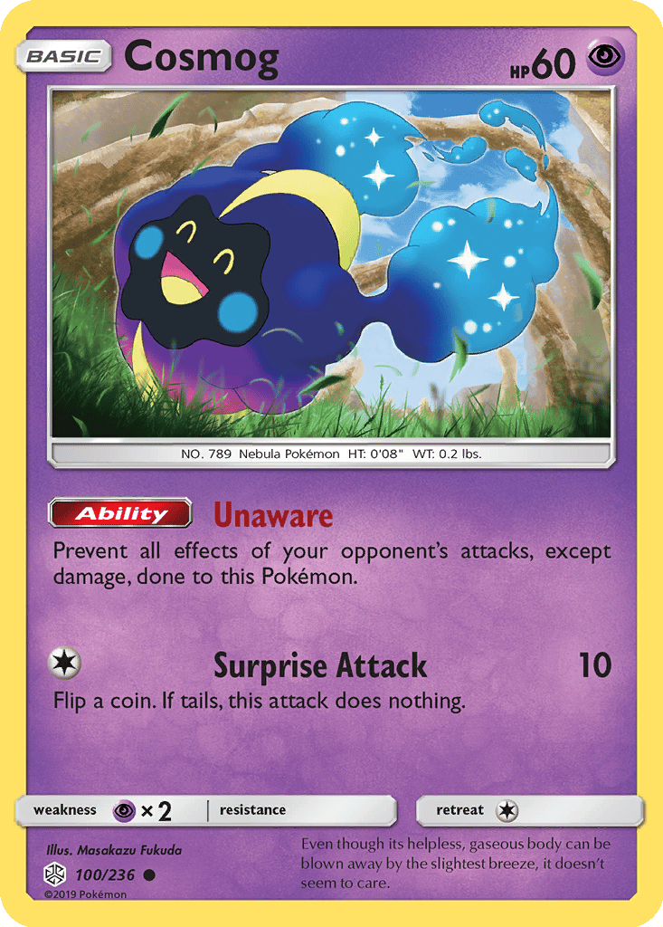 is cosmog a rare pokemon card Cosmog Card Fan Art
