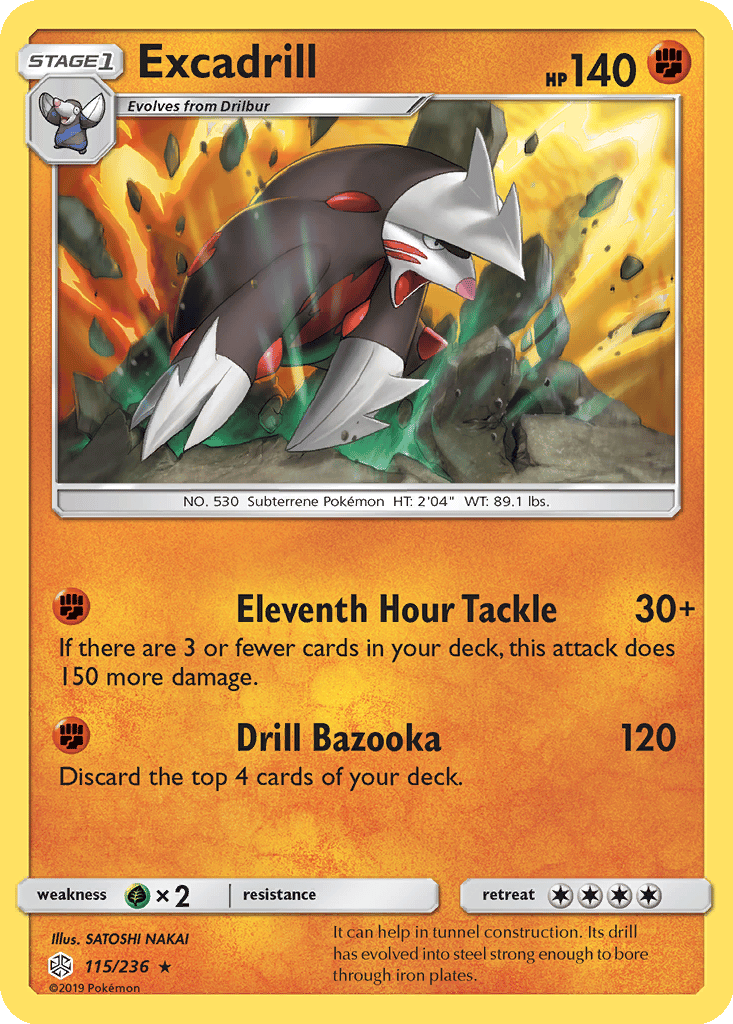 Excadrill card