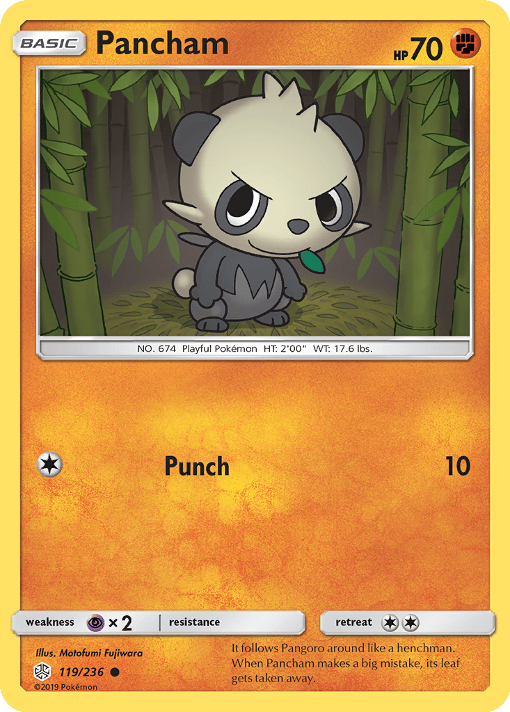 pancham pokemon card Pancham 85/142