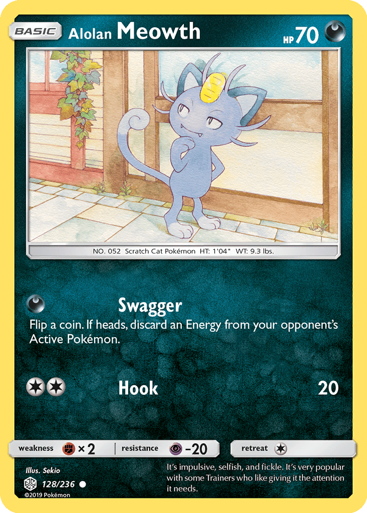 Alolan Meowth card