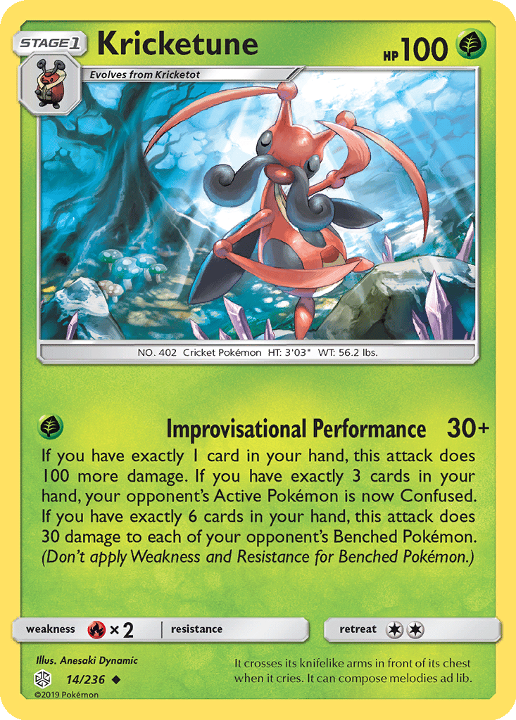 Kricketune card