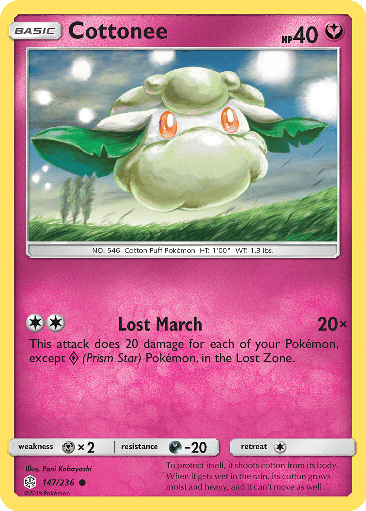 Cottonee card