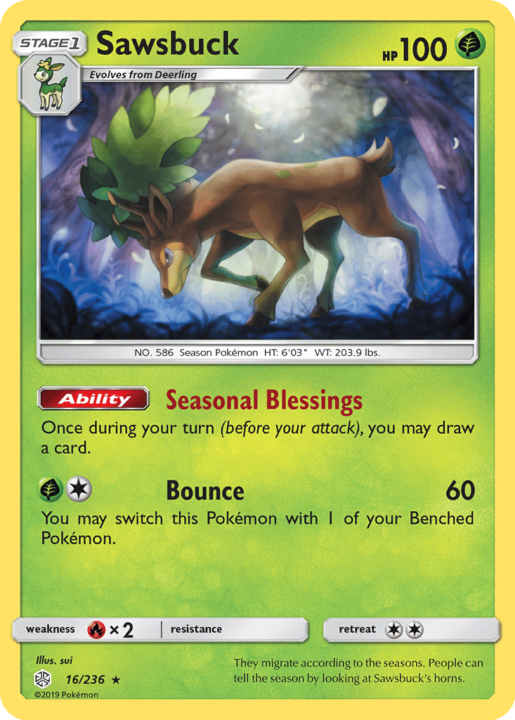 Sawsbuck card