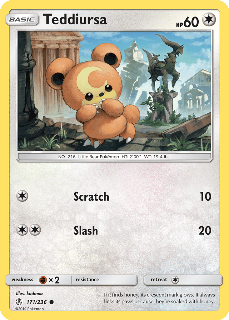 Teddiursa card