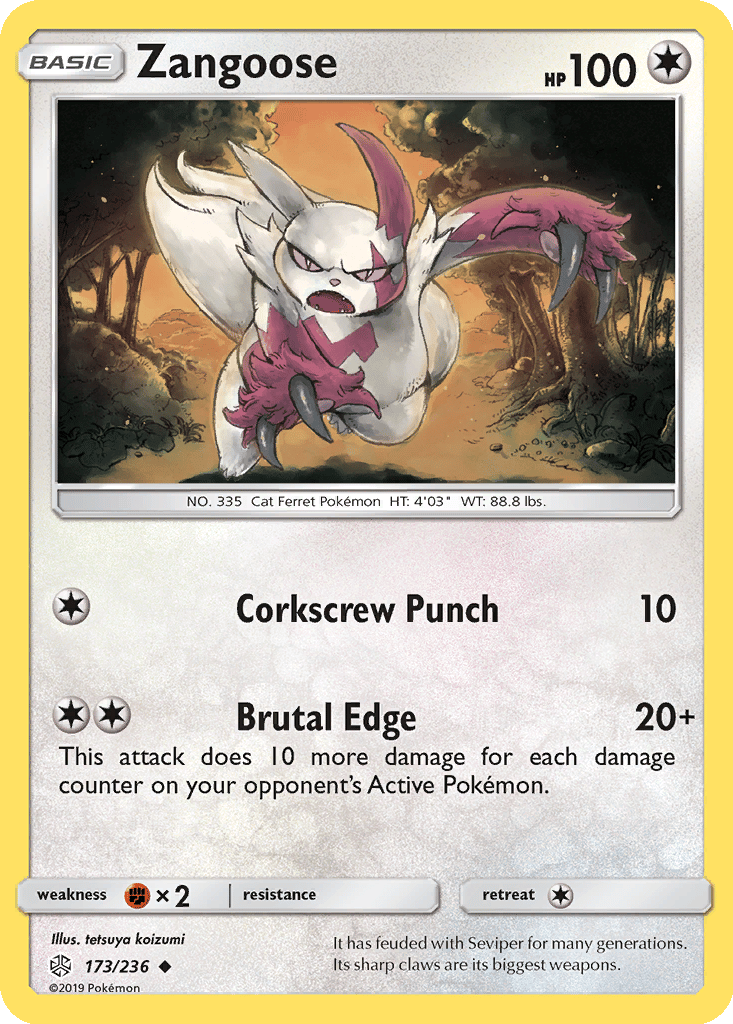 Zangoose card
