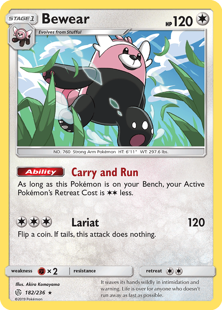 Bewear card