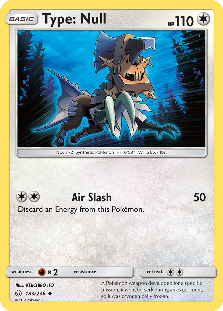 Type: Null card