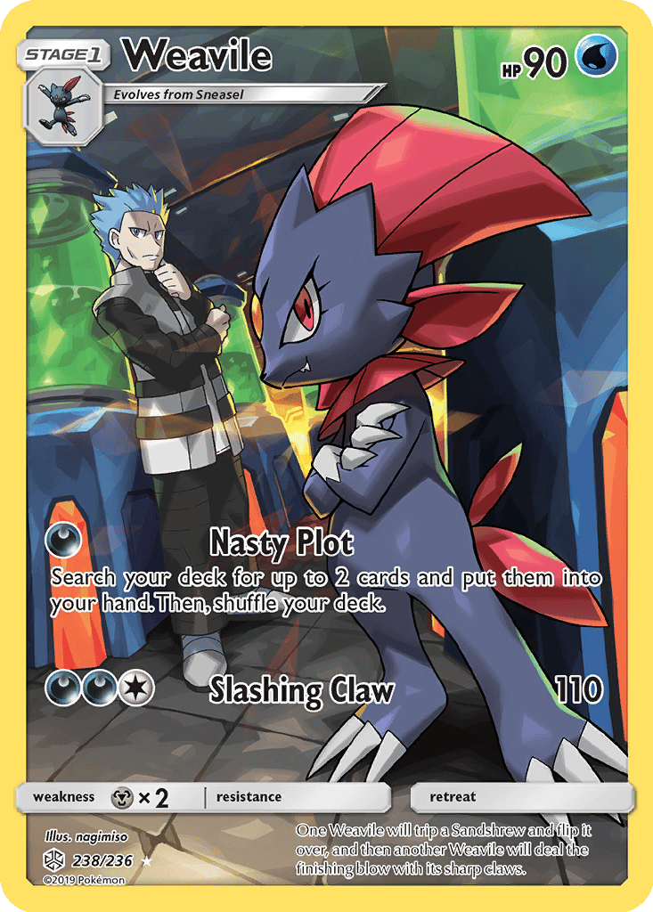 Weavile card