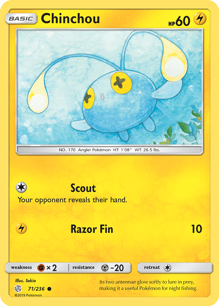 chinchou pokemon card value Chinchou 051 SWSH12 Silver Tempest