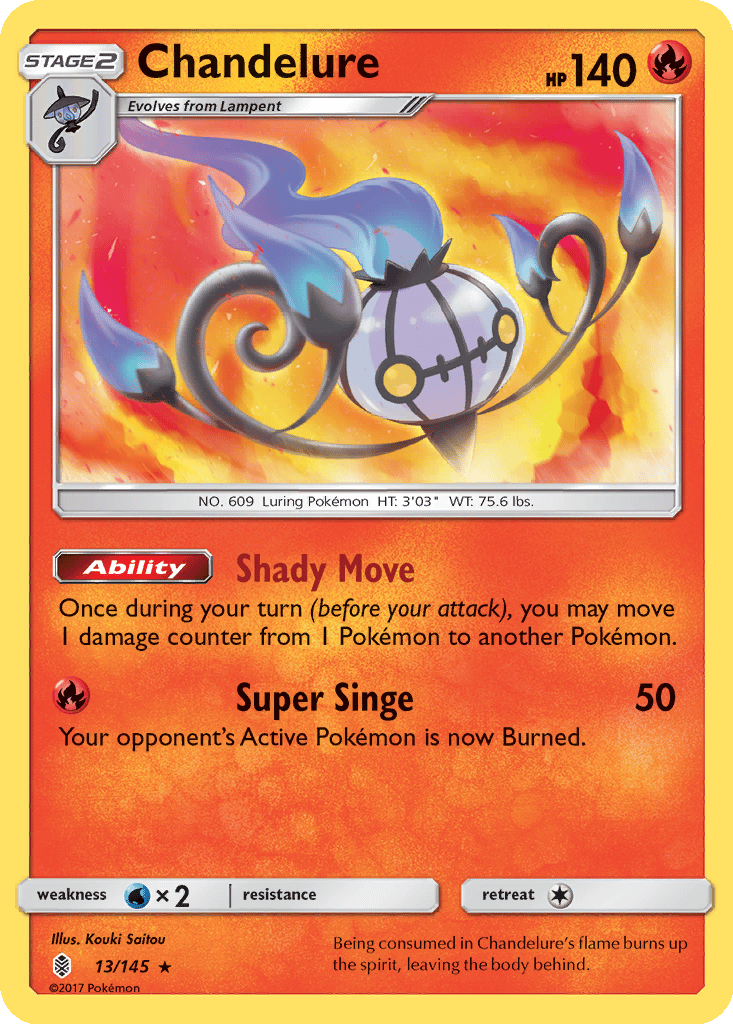 Chandelure card