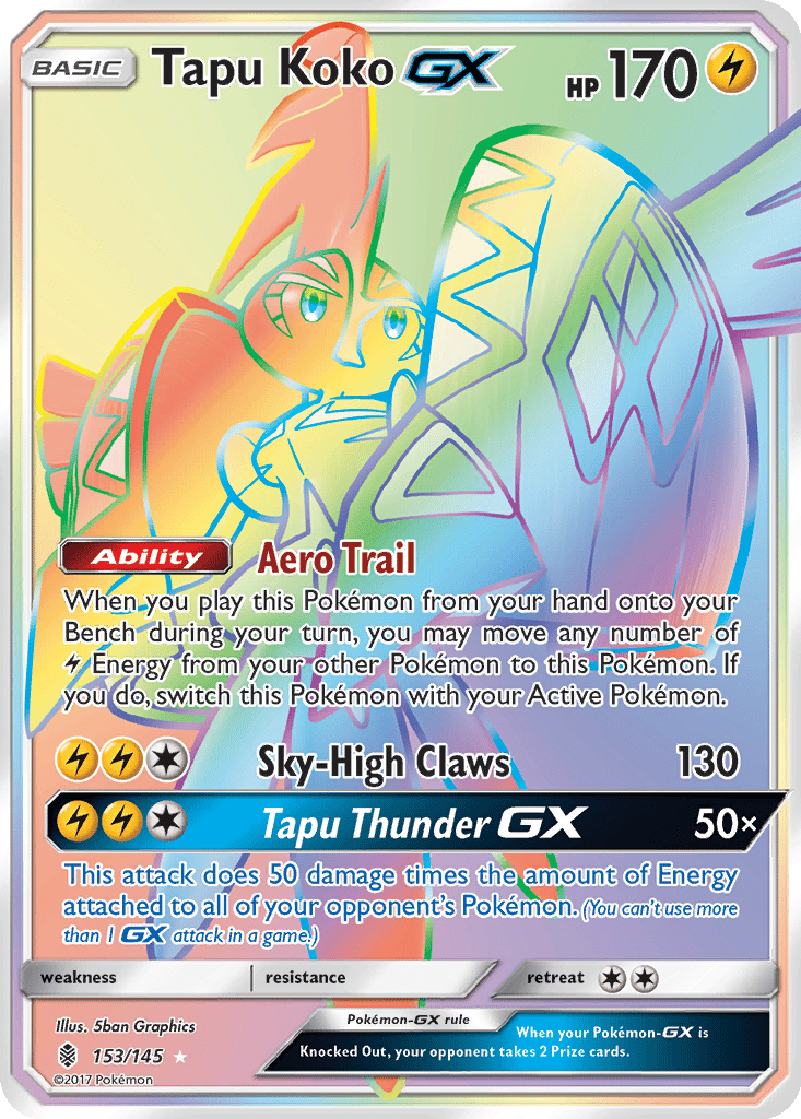 Tapu Koko GX card