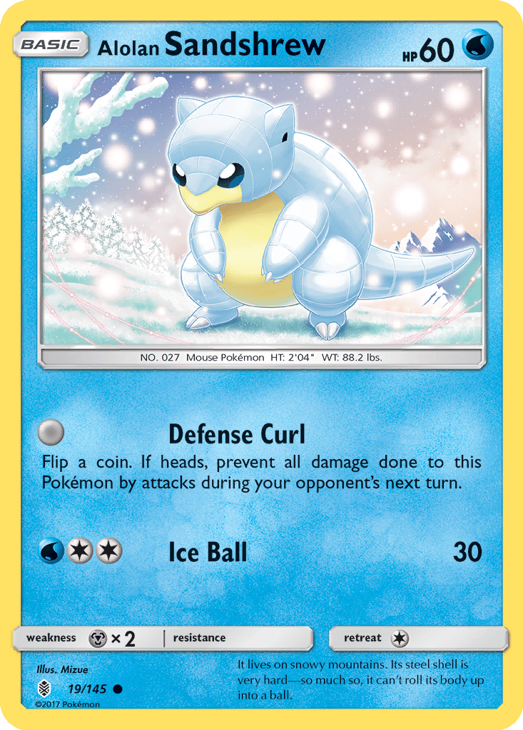 Alolan Sandshrew card