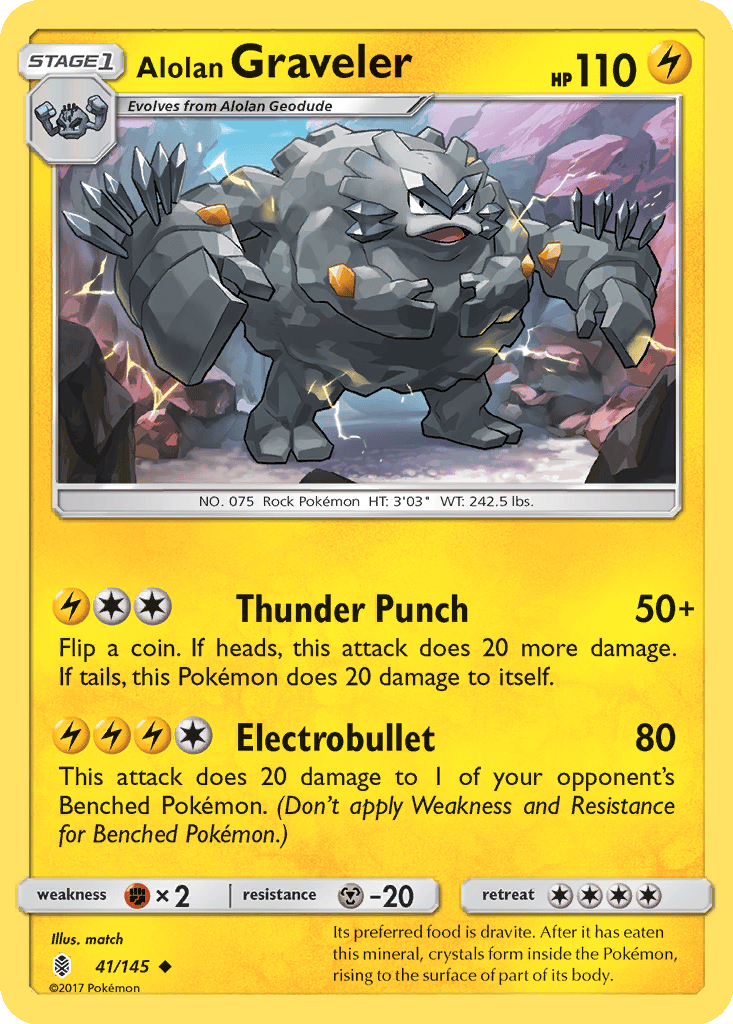 Alolan Graveler card