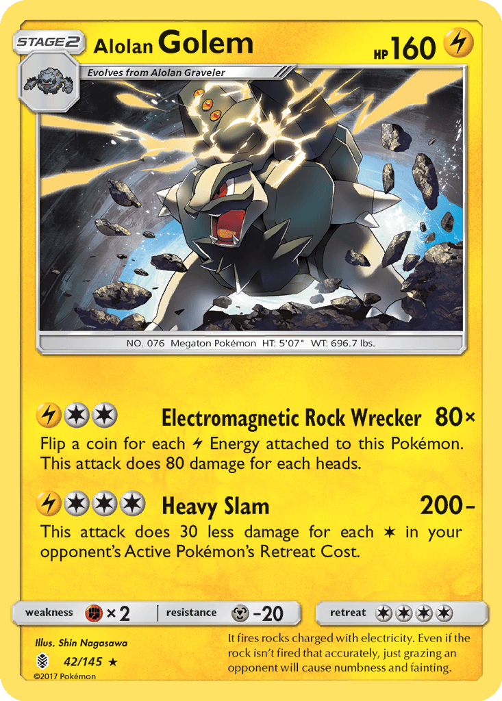 Alolan Golem card