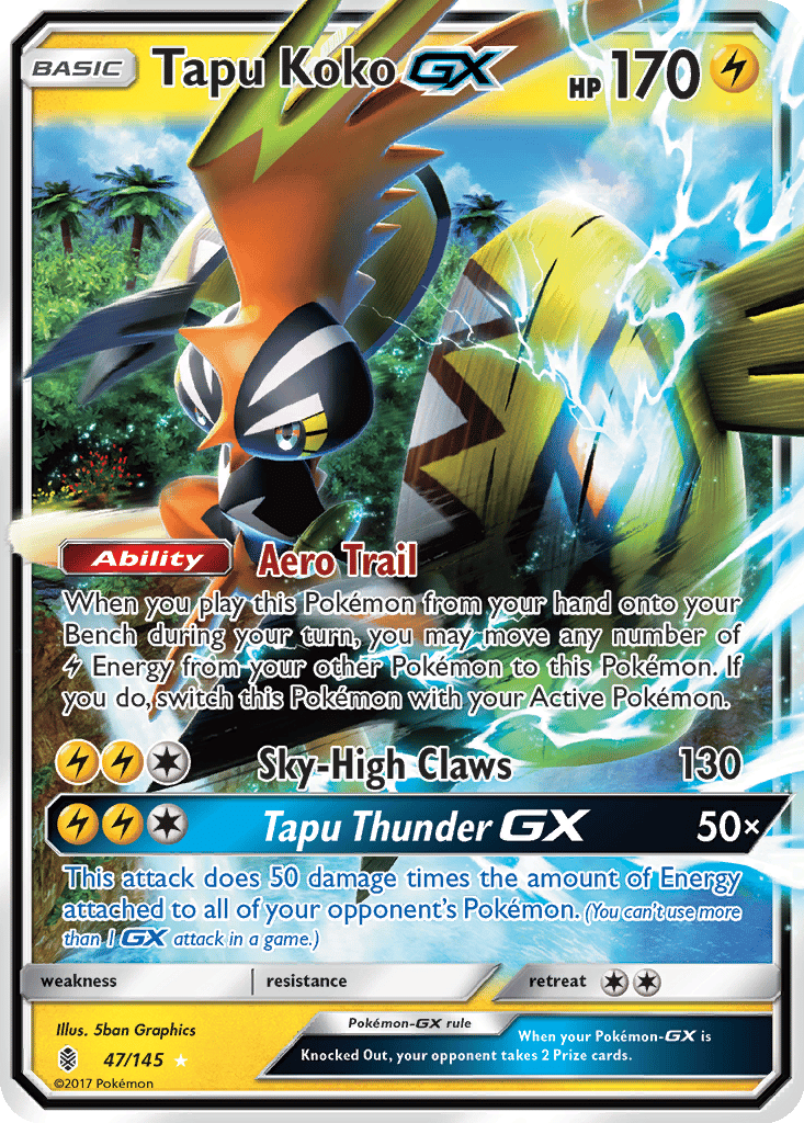 Tapu Koko GX card
