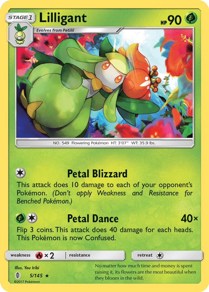 Lilligant card
