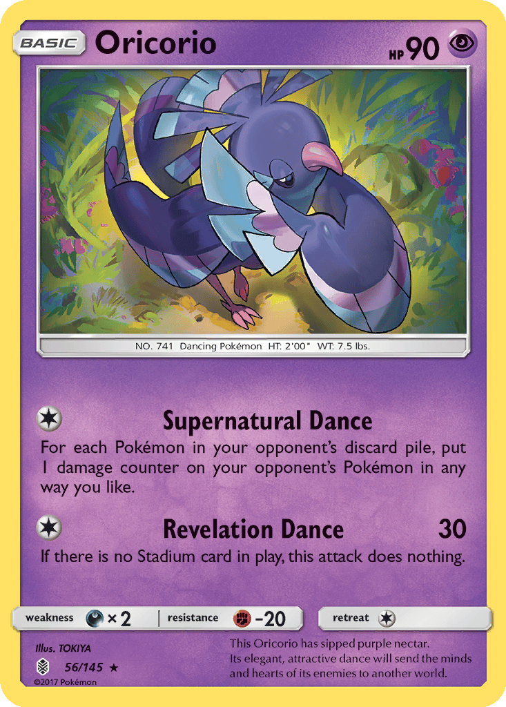 Oricorio card