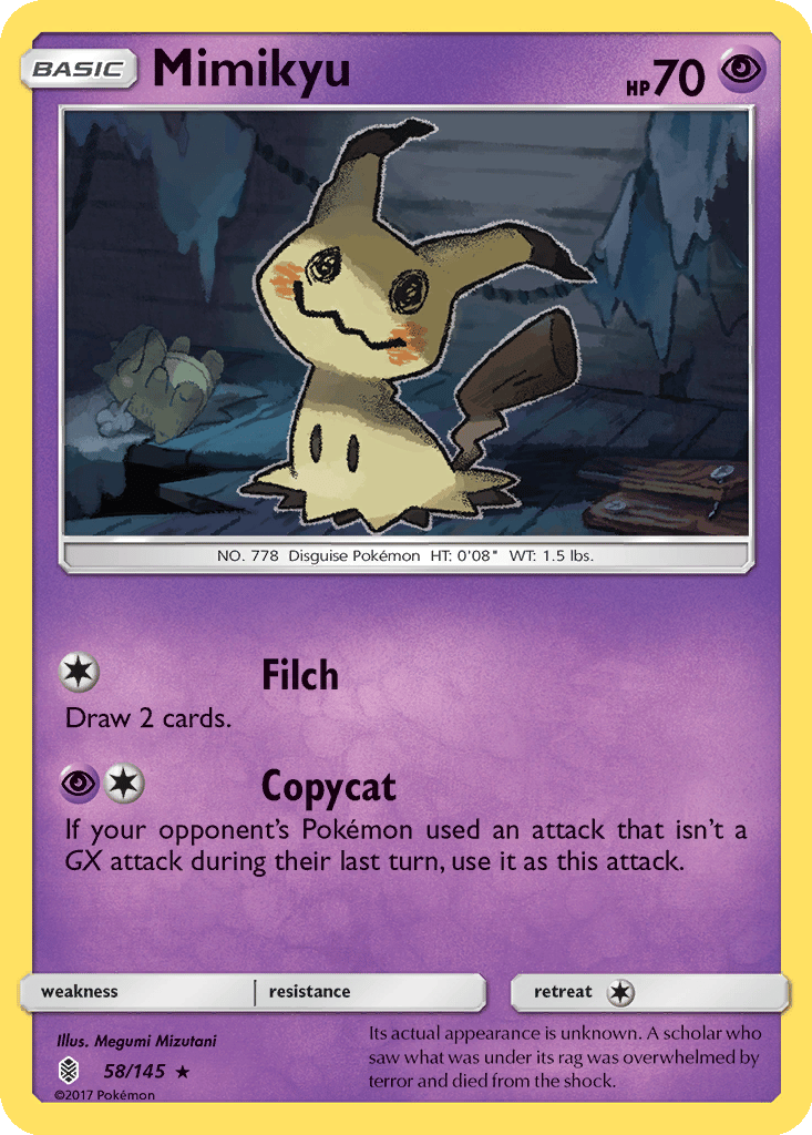 Mimikyu card