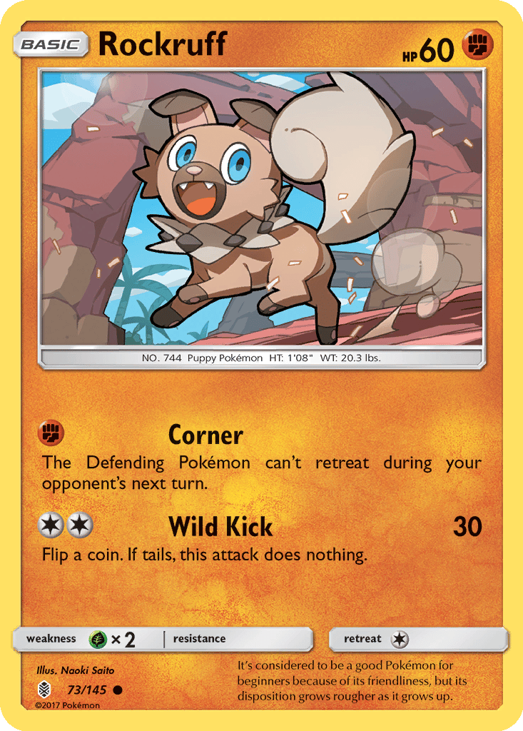 Rockruff card
