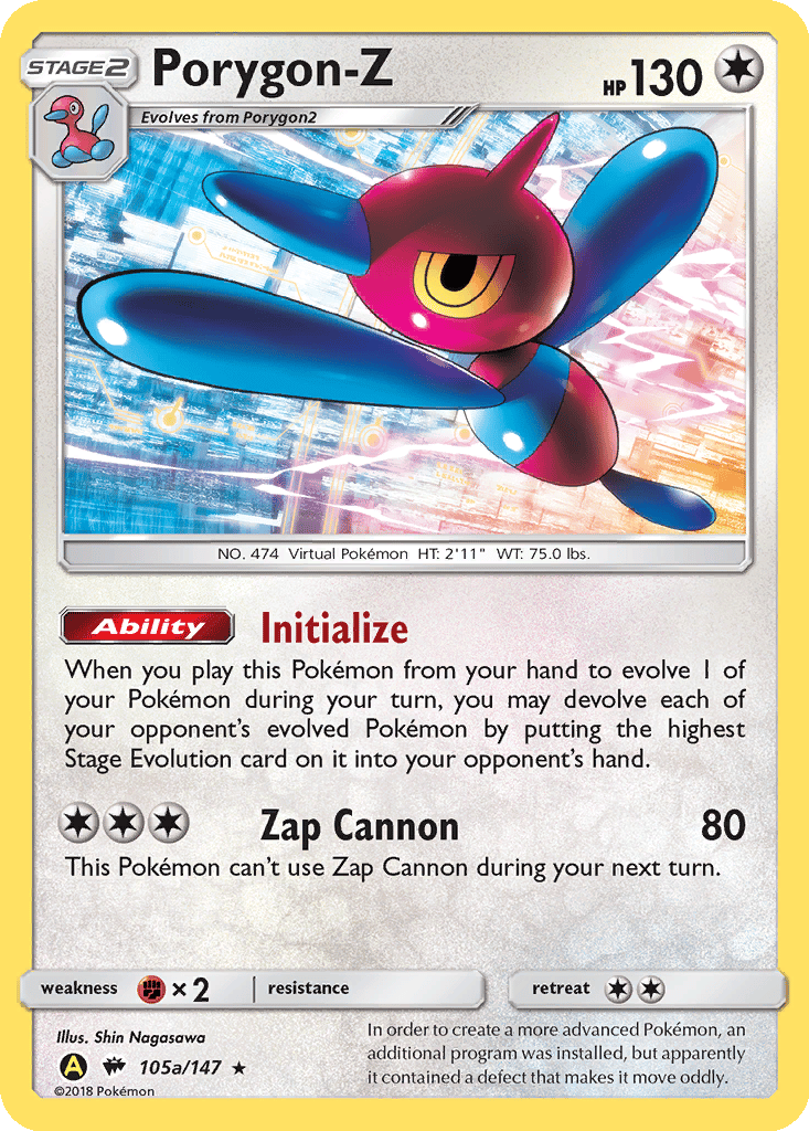 Porygon-Z card