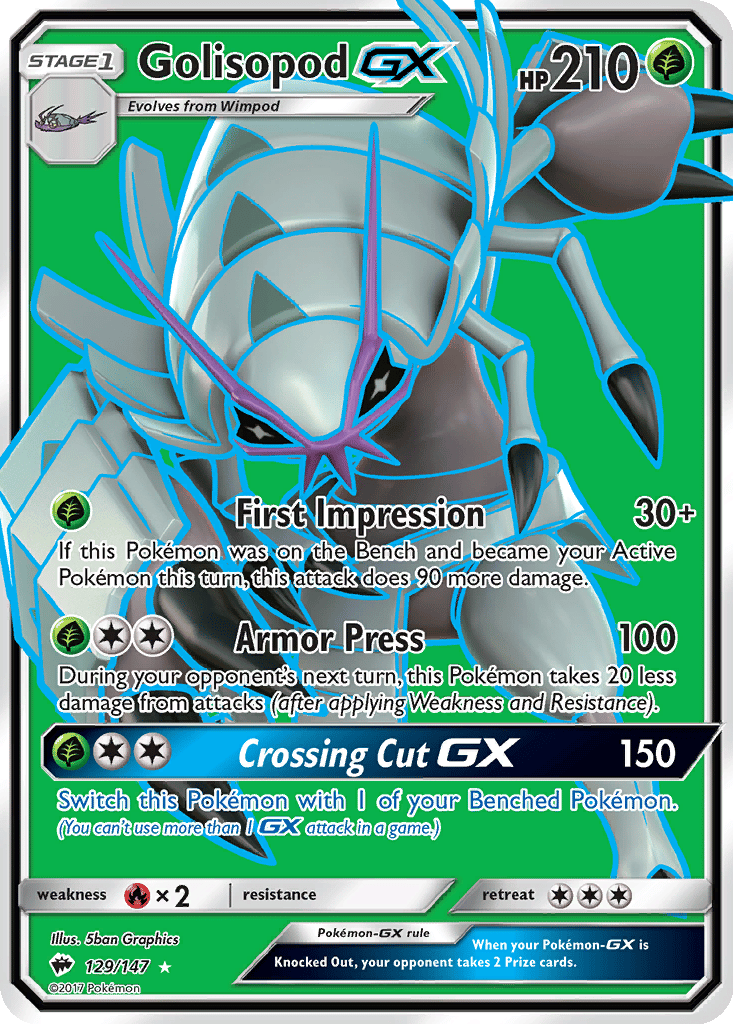 Golisopod GX card