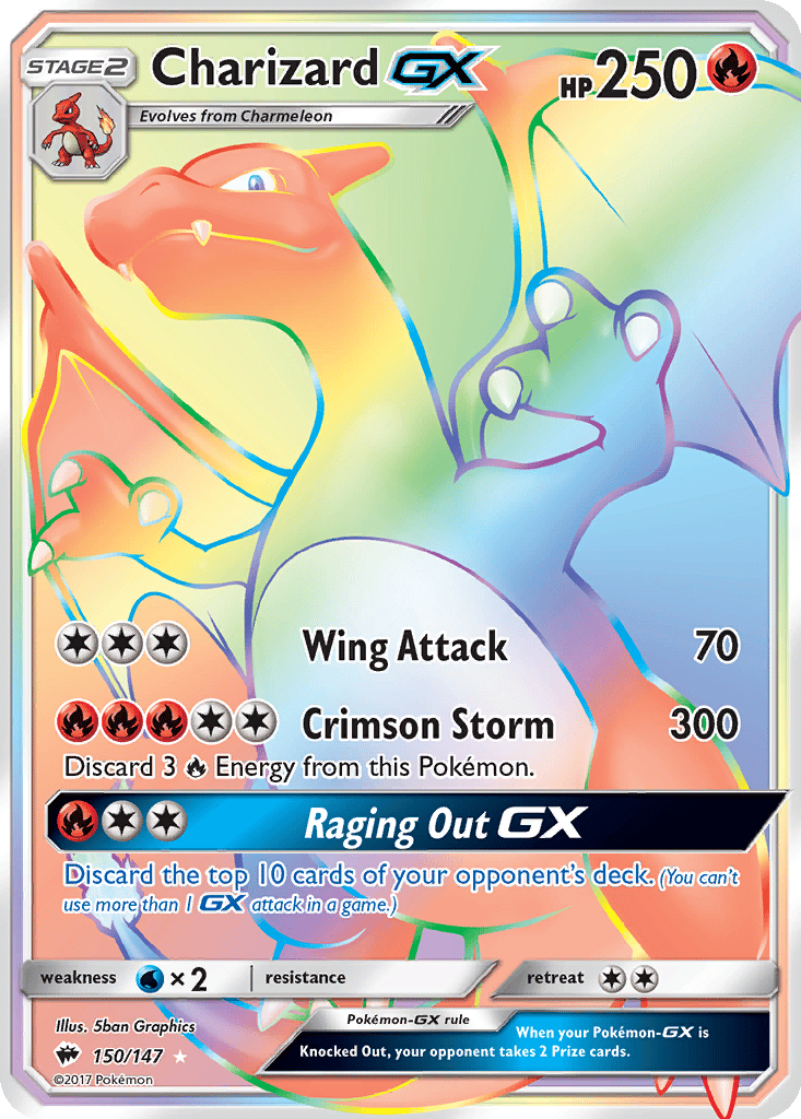 Charizard GX card