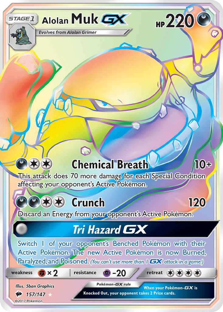 Alolan Muk GX card